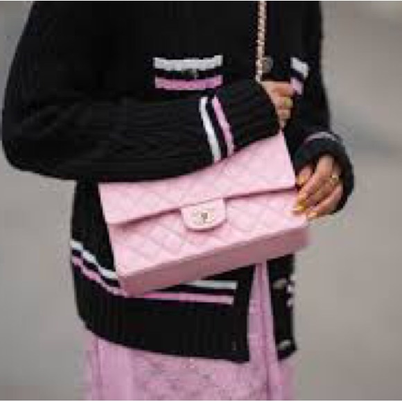 💞 CHANEL 💞 BARBIE OMBRE 2.55 DOUBLE FLAP QUILTED - Picture 15 of 16
